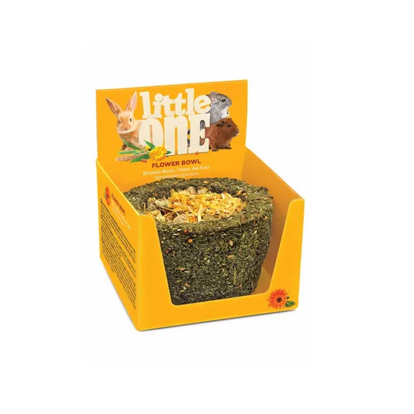 0.12 KG 120 g Little One Cuenco Flores Snacks para roedores