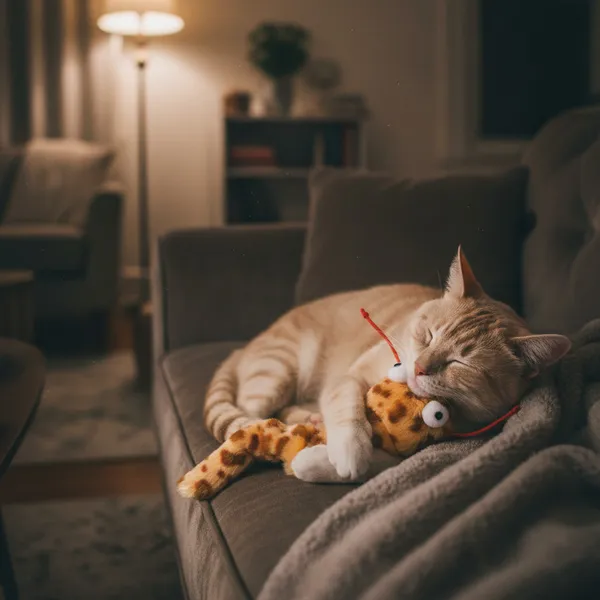 Tootoy! Serpiente de Peluche con Zumbido para gatos