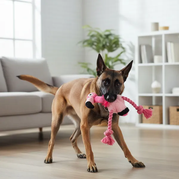 All For Paws Ultrasonic Juguete DJ Flamingo para perros