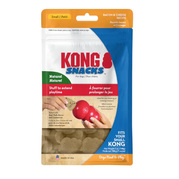 S Kong Bocaditos Tocino y Queso para perros