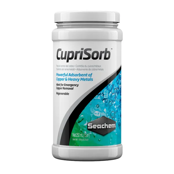 25 L Seachem Cuprisorb control de cobre para acuarios