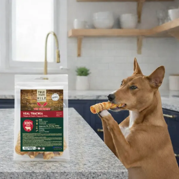 Pack 4 uds. True Origins Wild Tráquea Ternera Snack para perros