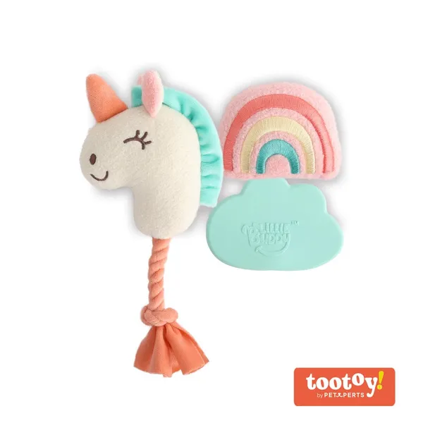 Tootoy! Puppy Unicorn Set de juguetes para perros