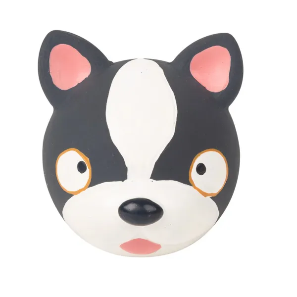 Tootoy! Chew French Bulldog mordedor de látex con sonido para perros