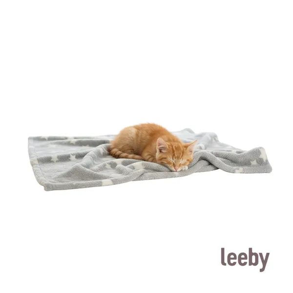 Leeby Manta Estrella Gris para gatos