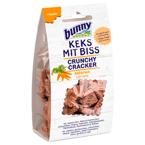 0.05 KG Bunny Crunchy Cracker chuches de Zanahoria para conejos
