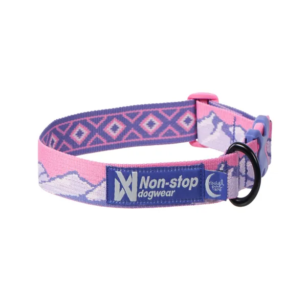 Non-stop Dogwear Collar Morado y Rosa para perros
