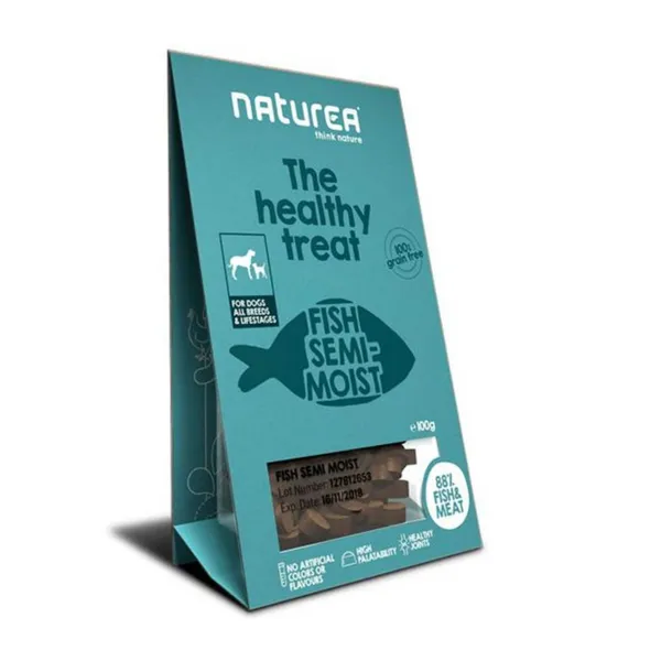 100 g Naturea Think Nature Bocaditos pescado para perros