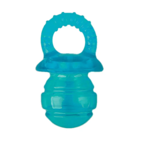 Tootoy! Chew Puppyfier Azul Mordedor blando con sonido para perros