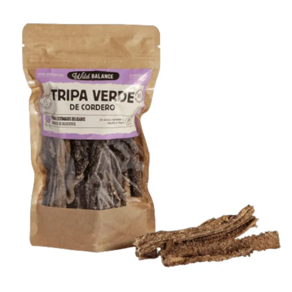 80 g Wild Balance Tripa Verde de Cordero para perros