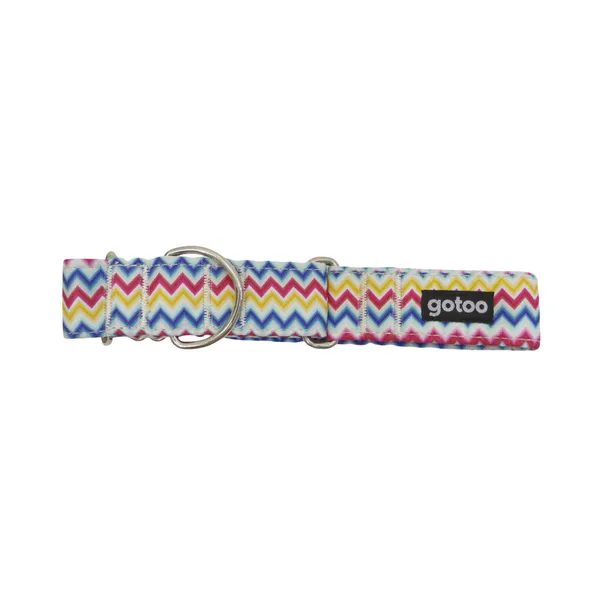 Gotoo Collar martingale de rayas para perros