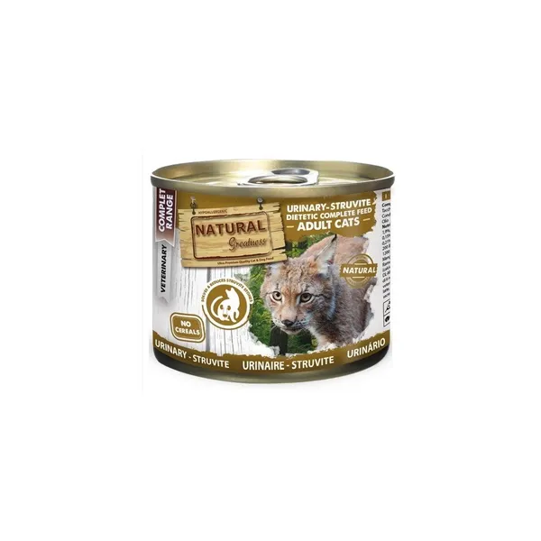 Natural Greatness Diet Urinary Struvite Gatos Latas 200 GR