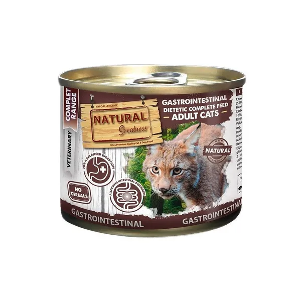 Natural Greatness Diet Gastrointestinal Gatos Latas 200 gr