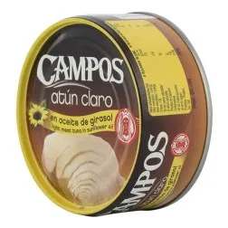 Atún claro en aceite de girasol Campos 160 g 3
