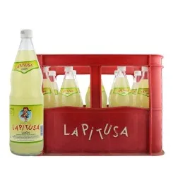 Refresco de limón con gas La Pitusa 1 litro caja 10 botellas retornables 2
