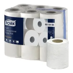 Papel higiénico doble capa Tork 12 rollos 2