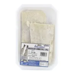 Lomos de bacalao salado Udana 500 g