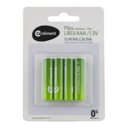 Pilas superalcalinas AAA Coaliment 4 ud 2