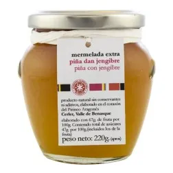 Mermelada de piña con jengibre La Cullera 220 g 2
