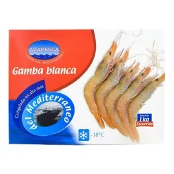 Gamba blanca del Mediterráneo 85/90 piezas 1 kg aprox. 3