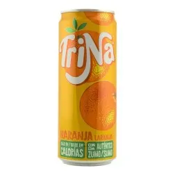 Refresco naranja sin gas Trina 33 cl pack 24 latas 3