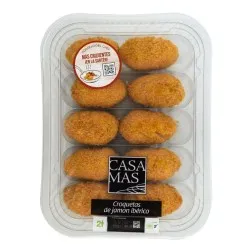 Croquetas de jamón ibérico Casa Mas 10 ud 280 g 2