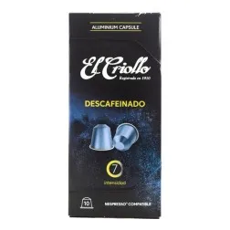 Cápsulas café Descafeinado El Criollo 10 ud 2