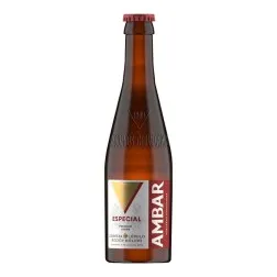 Cerveza Ambar Especial 33 cl caja 24 botellines 4