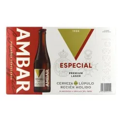 Cerveza Ambar Especial 33 cl caja 24 botellines 3