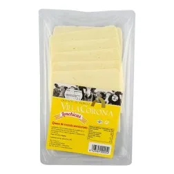 Queso en lonchas mezcla semicurado Villa Corona 100 g 2