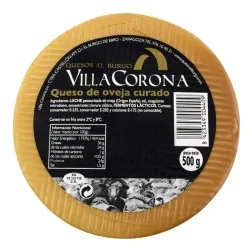 Queso curado de oveja Villa Corona 500 g 2