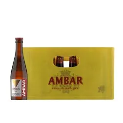 Cerveza Ambar Especial 20 cl caja 30 botellines cristal retornable-Zaragoza 2