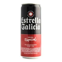 Cerveza Estrella Galicia Especial 33 cl pack 24 latas 3