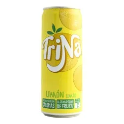 Refresco limón sin gas Trina 33 cl pack 24 latas 3