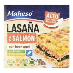 Lasaña de salmón con espinacas y queso Emmental Maheso 280 g 2