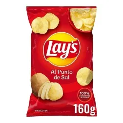 Patatas fritas Lay's al punto de sal bolsa 160 g 2