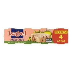 Atún claro Isabel en aceite de oliva 4x65 g 2