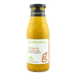 Crema de zanahoria puerro y jengibre Gardeniers 490 g 2