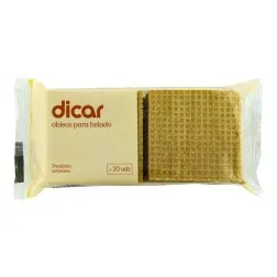 Obleas para helado Dicar 20 ud 2