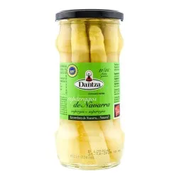 Espárragos blancos de Navarra extra  Dantza 11-16 piezas 535 g 2
