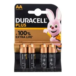Pilas AA Duracell Plus 4 ud 2