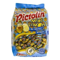 Caramelos de miel y limón sin azúcar Pictolín 1 kg 2