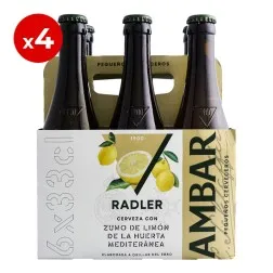 Cerveza Ambar Radler 33 cl pack 24 botellines 4