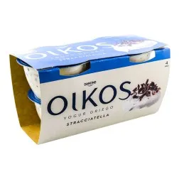 Yogur griego stracciatella Oikos Danone pack 4x110 g 2
