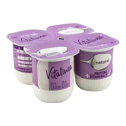 Yogur Danone Vitalinea 0% natural 4x120 g 2