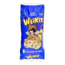Weikis con pepitas de chcolate con leche La Bella Easo 6 ud 2