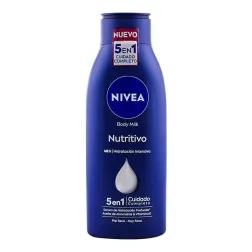 Body milk nutritivo Nivea 5 en 1 Cuidado Completo para piel seca o muy seca 400 ml