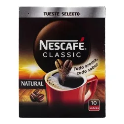 Café soluble Nescafé natural 10 sobres 2