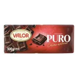 Chocolate puro Valor tableta 300 g 2