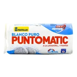 Detergente Puntomatic Blanco Puro 8 pastillas 2